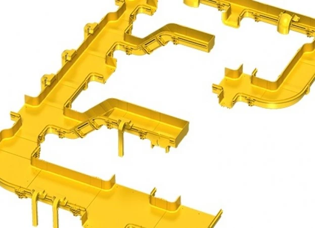 ABS fiber optic cable tray 1